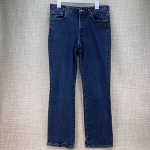 Lauren Jeans Co. Ralph Lauren Classic Straight Mid Rise Blue Jeans Women’s Sz 12